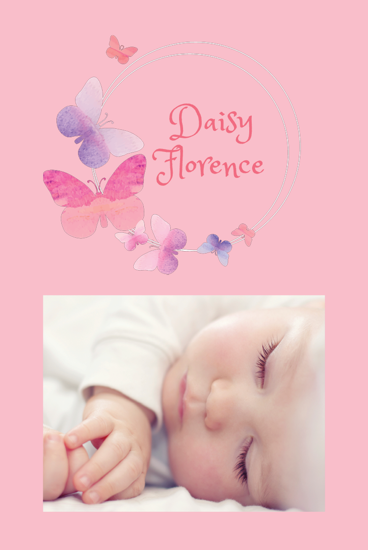 Invitations — Watercolour butterflies