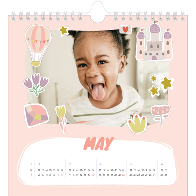 Square calendars  — Rainbow unicorn [cover]