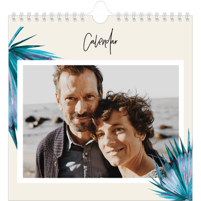 Square calendars  — Painted flowers [cover]