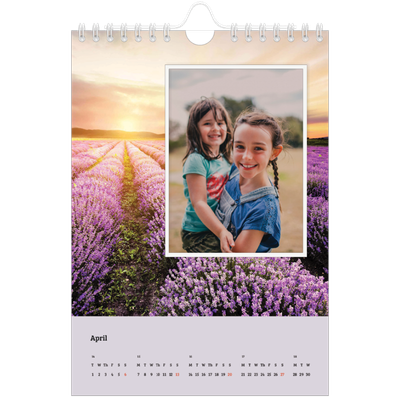 A5 Photo Calendar — Four seasons [April]