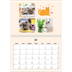 A4 Double Photo Calendar — Cat paws and doodles [cover]