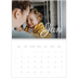 A4 Double Photo Calendar — Handwritten month [January]