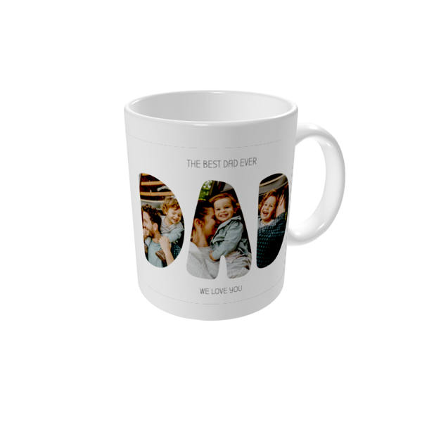Personalised mugs — Dad's montage
