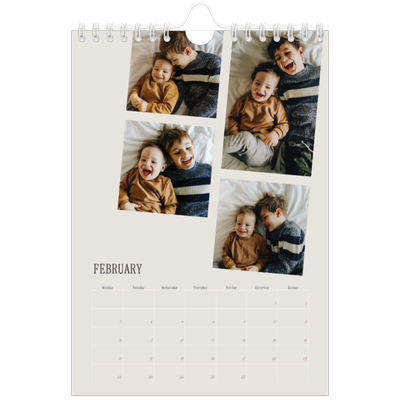 A5 Photo Calendar — Memories in motion [February]