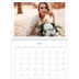 A4 Double Photo Calendar — Cobalt classic [April]