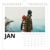 Square calendars  — White space [January]