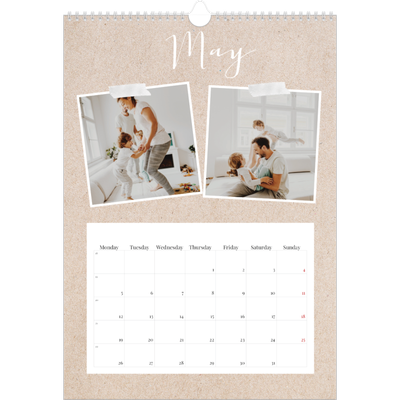 A4 Photo Calendar — Scrapbook calendar [cover]