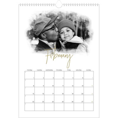 A3 photo calendars — Photo effects [February]