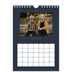 A5 Photo Calendar — Prussian blue [January]