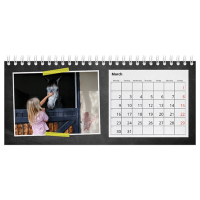 Desk calendars — Craft tape [March]