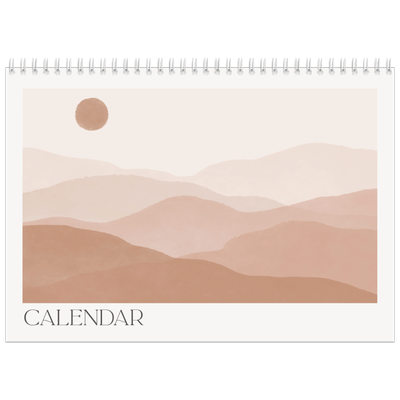 A4 Double Photo Calendar — Wellbeing quotes [cover]