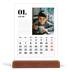 Easel Desk Calendar Portrait  — Serif and moments [January]