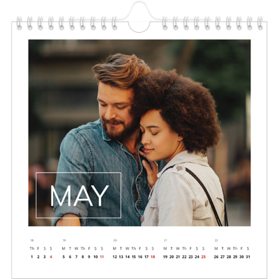 Square calendars  — Date box overlay [cover]