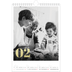 A4 Photo Calendar — Large glitter numbers [February]