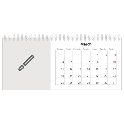 Desk calendars — Design your own product [March]