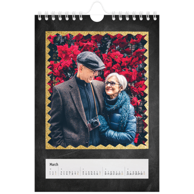 A5 Photo Calendar — Rustic charm [March]