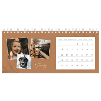 Desk Photo Calendar — Down to earth