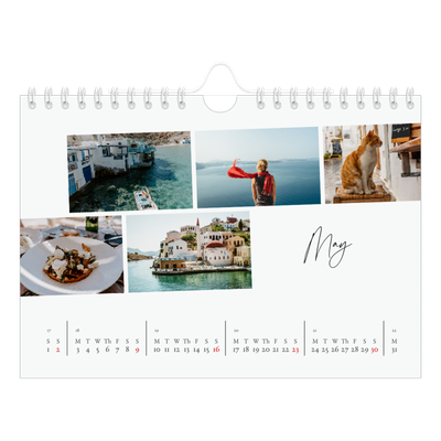A5 Landscape Photo Calendar — City break [May]