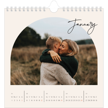 Square Photo Calendar — Arch memories