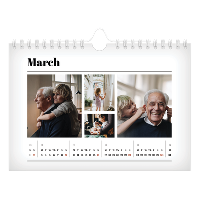 A5 Landscape Photo Calendar — Hot off the press [March]