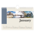 A5 Landscape Photo Calendar — Sights of the world [January]