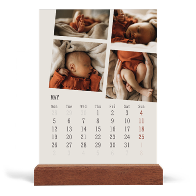 Easel Desk Calendar Portrait  — Memories in motion [cover]