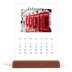 Easel Desk Calendar Portrait  — My travelogue [February]
