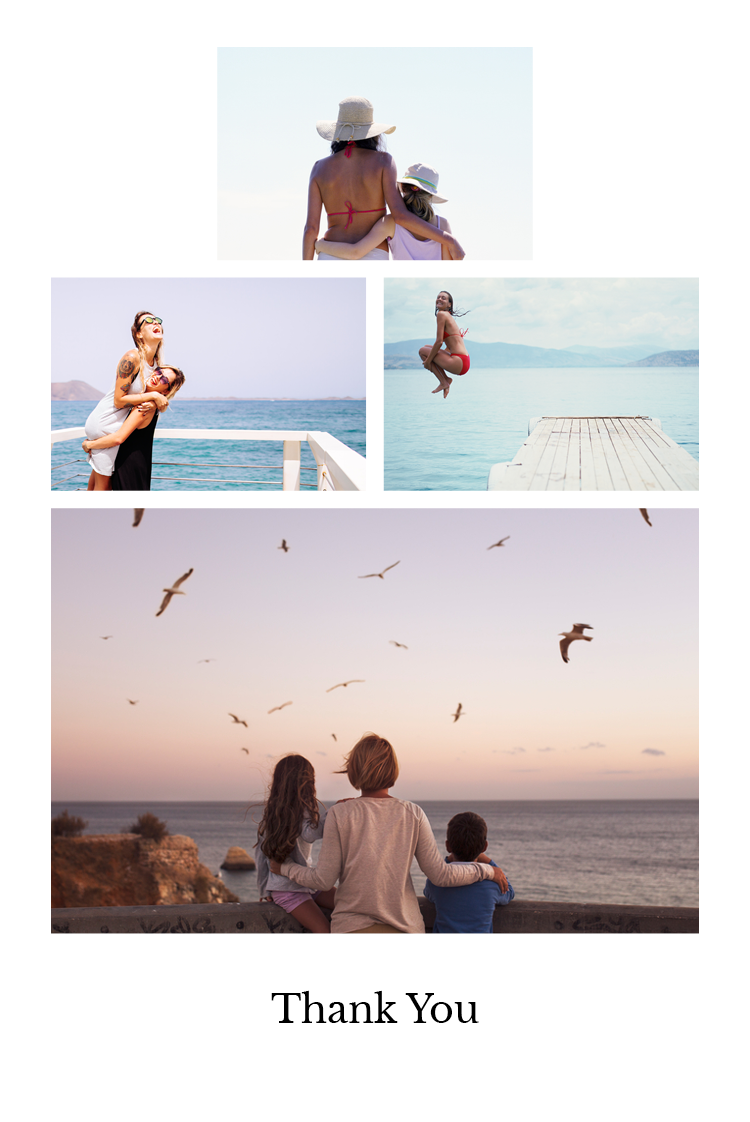 Thank you cards — Thank you collage