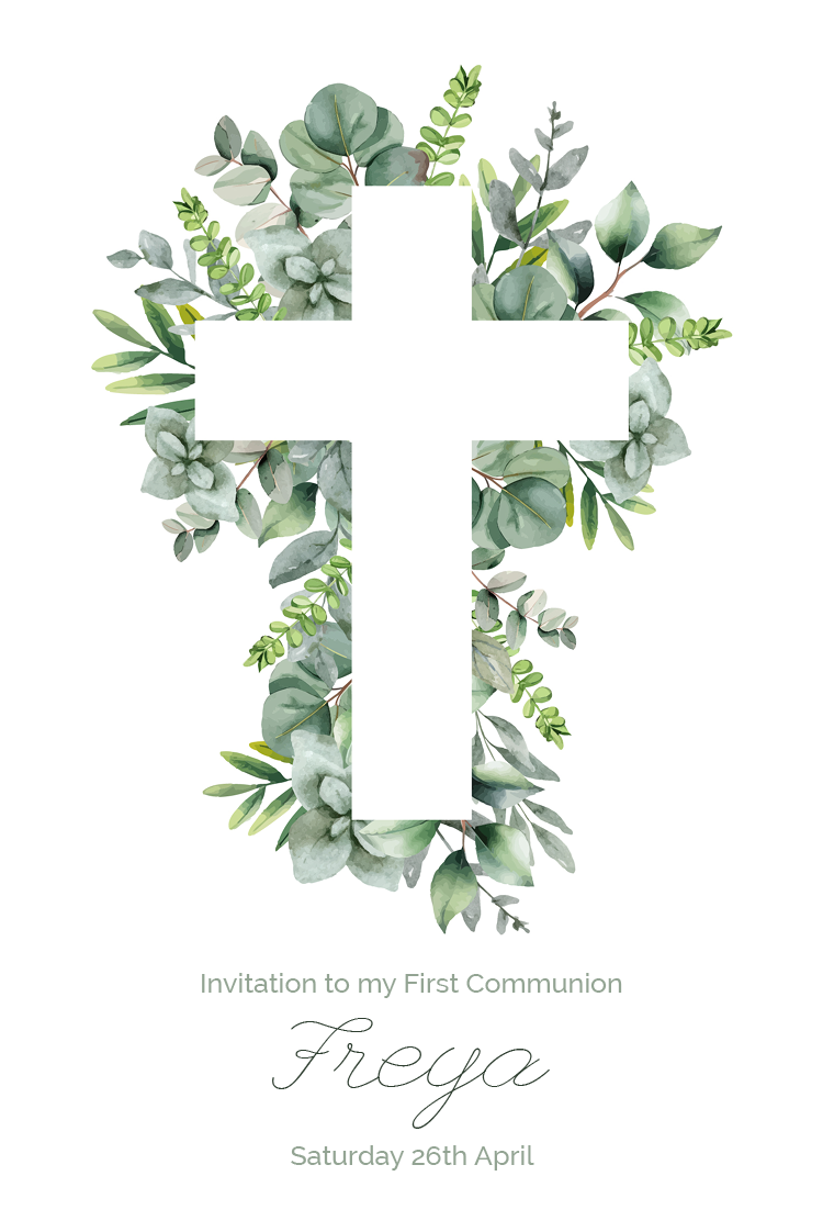 Invitations — Botanical burst