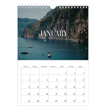 A4 Photo Calendar — Endless escape