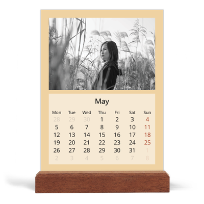 Easel Desk Calendar Portrait  — Neo Scandi [cover]