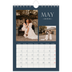 A5 Photo Calendar — Slate and serifs [May]