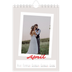 A5 Photo Calendar — Signed in crimson [April]