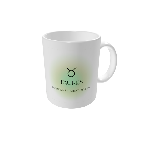 Personalised mugs — Astrology gradients - Taurus