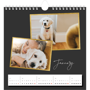 Square Photo Calendar — So many memories