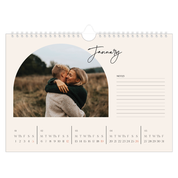 A4 Landscape Photo Calendar — Arch memories