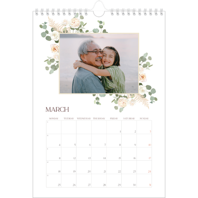 A4 Photo Calendar — Boho [March]