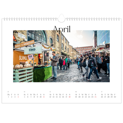 A3 Photo Calendar — My travelogue [April]