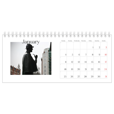 Desk calendars — My travelogue [January]