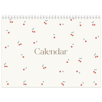 A4 Double Photo Calendar — Cherry bliss [cover]