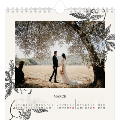 Square calendars  — Ink & ivy [March]