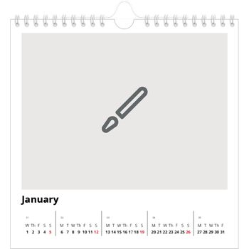 Square Photo Calendar — Design your own product