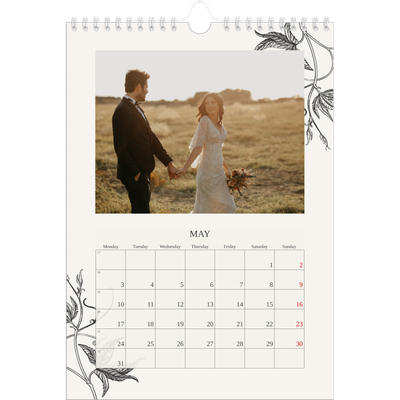 A4 Photo Calendar — Ink & ivy [May]
