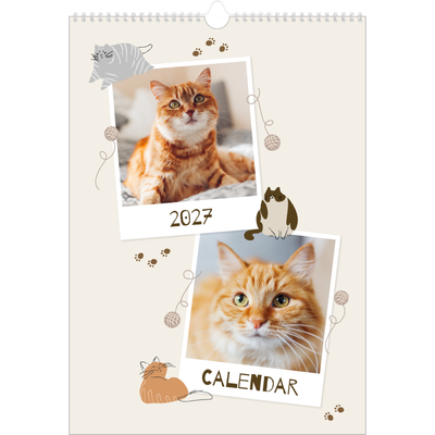 A3 photo calendars — Playful kitten [cover]