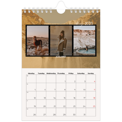 A5 Photo Calendar — Adventure wanderlust [cover]