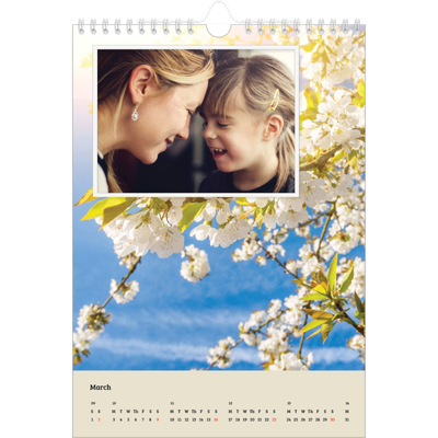 A4 Photo Calendar — Four seasons [March]