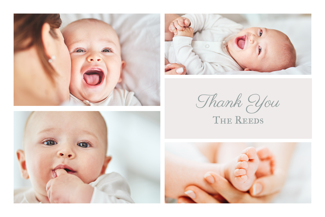 Thank you cards — Classic mosaic