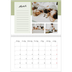 A4 Double Photo Calendar — List Calendar [March]