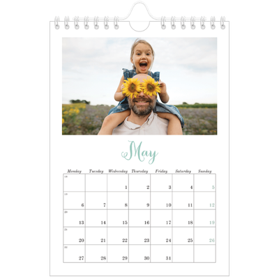 A5 Photo Calendar — Hello world [May]