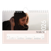 A5 Landscape Photo Calendar — Overlapping text [March]
